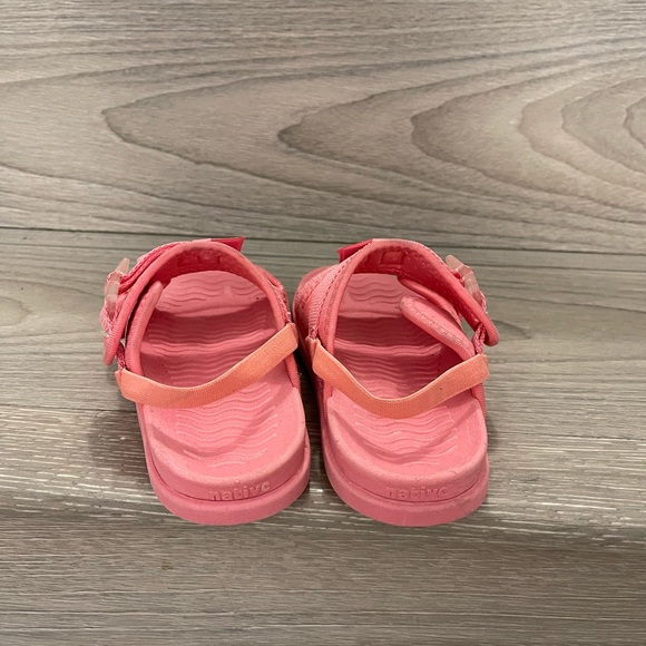 🩴 EEUC NATIVE Sandals Toddler Girls C12: Pink - Picture 2 of 5